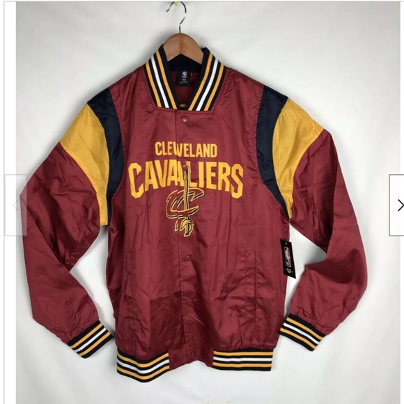 Cleveland Cavaliers Basketball Windbreaker Varsity Jacket Size XL - Picture 1 of 4